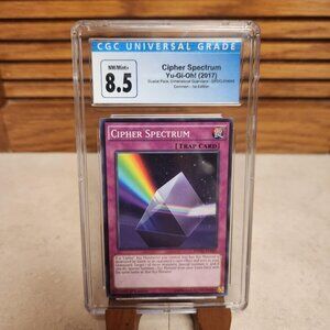Yugioh Dimensional Guardians Cipher Spectrum DPDG-EN045 1st Edition - CGC 8.5